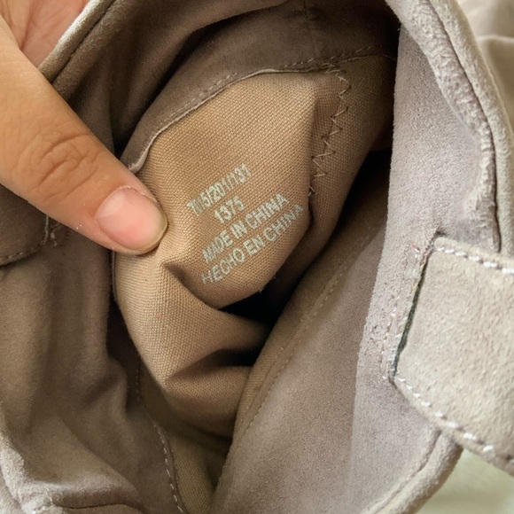 Zara suede slouchy fall heeled boots - Picture 5 of 8